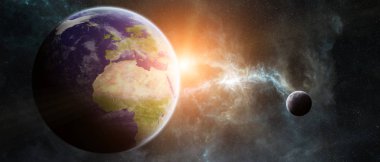 Planet Earth alan 3d render elemanları bu görüntü furnis