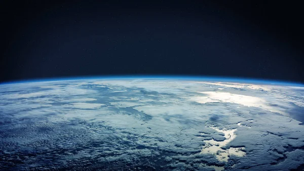이 이미지 furnis의 공간 3d 렌더링 요소에 행성 지구 — 스톡 사진