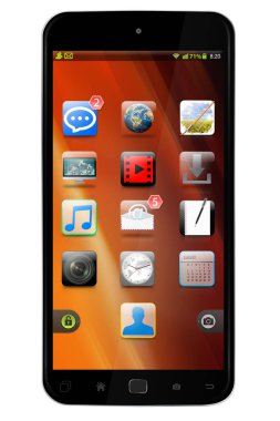 Modern cep telefonu 3d render