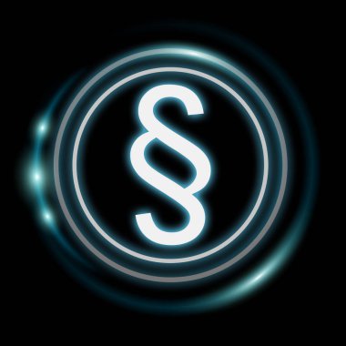 Hukuk koruma doğru simgeler 3d render