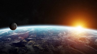 Planet Earth alan 3d render elemanları bu görüntü furnis