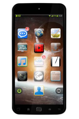 Modern cep telefonu 3d render