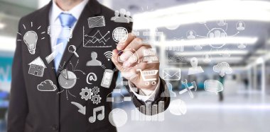 İşadamı çizim web simgeler