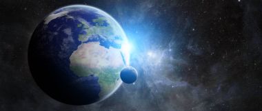 Planet Earth alan 3d render elemanları bu görüntü furnis