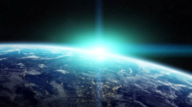 Planet Earth alan 3d render elemanları bu görüntü furnis