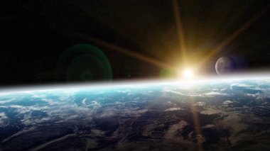 Planet Earth alan 3d render elemanları bu görüntü furnis