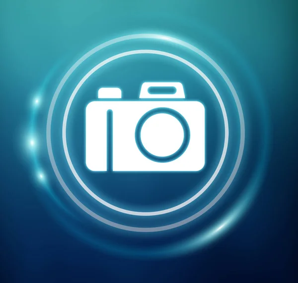 Icona della fotocamera di rendering 3D — Foto Stock