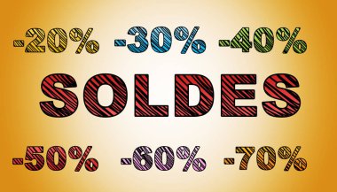 Satış metin çizilmiş