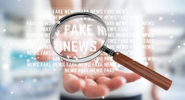 İşadamı sahte haber bilgi 3d render keşfetmek