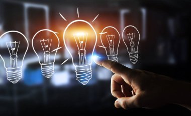 Bir kroki ampul dokunmadan işkadını