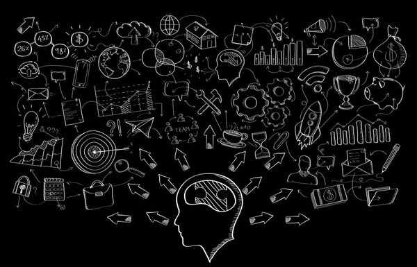 Hand drawn manuscript project presentation