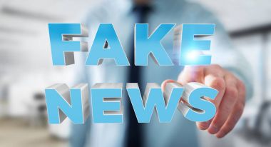 İşadamı sahte haber bilgi 3d render keşfetmek