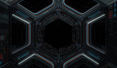 Uzay İstasyonu penceresi 3B oluşturma