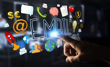 El yazması kişi metin kullanarak iş adamı