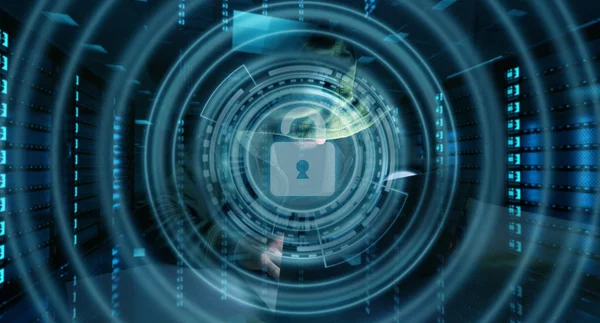 Bir bilgisayar ile kişisel verileri bilgilere erişim hacker 3d