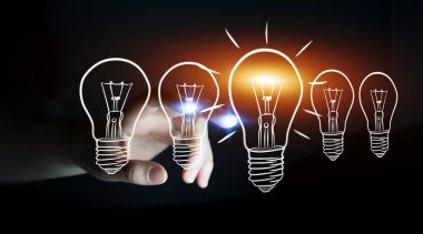 Bir kroki ampul dokunmadan işkadını