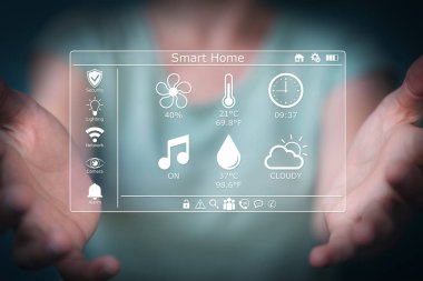 İşkadını Eko ev konsepti 3d render