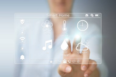 İşkadını Eko ev konsepti 3d render