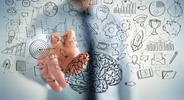 El yazması proje sunumu onun Fi dokunmadan işadamı