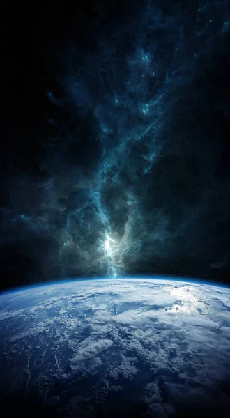 Tér 3d rendering elemei a kép furnis az egész földet — Stock Fotó