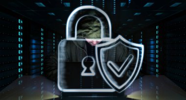 Bir bilgisayar ile kişisel verileri bilgilere erişim hacker 3d