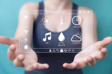 İşkadını Eko ev konsepti 3d render