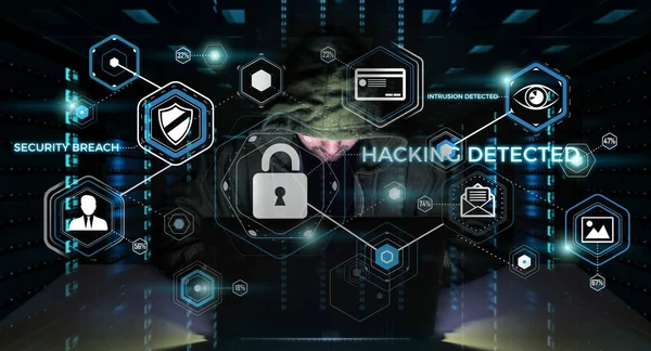 Bir bilgisayar ile kişisel verileri bilgilere erişim hacker 3d