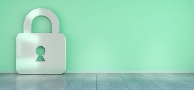 SmartHome güvenlik 3d render