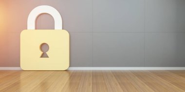 SmartHome güvenlik 3d render