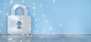 Cadena simgeler iç bağlantıları 3d render ile