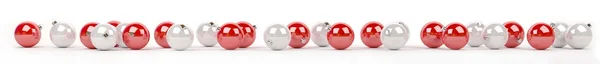 Червоні та білі різдвяні вафлі вишиті 3D рендерингом — стокове фото
