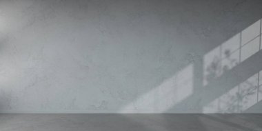 Beton duvar iç 3d render