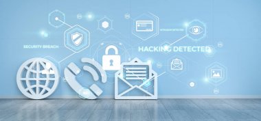 Kavram 3d render kesmek simgeler başvurun