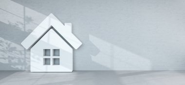 İç 3d render simgesinde SmartHome