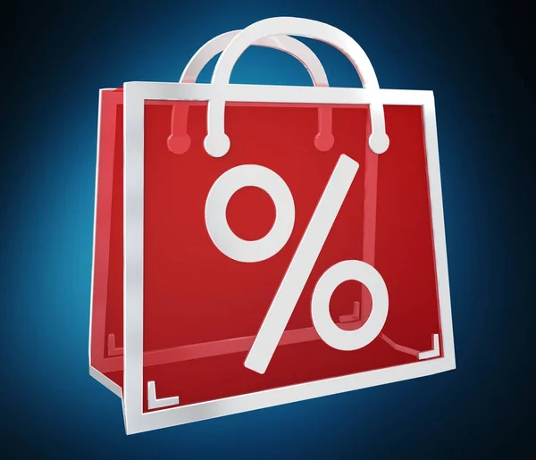 Black Friday sales digital icons 3D rendering — Stock Photo, Image