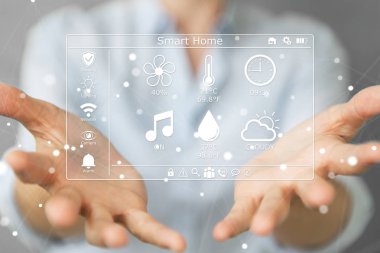 İşkadını Eko ev konsepti 3d render