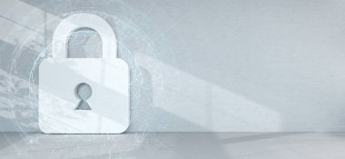 Cadena simgeler iç bağlantıları 3d render ile