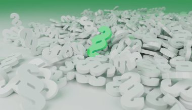 yere düşen 3d render hukuk paragraf simgeler
