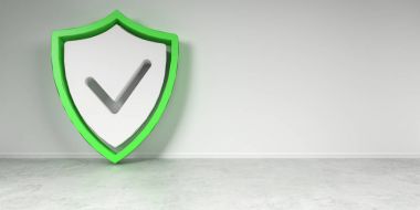 SmartHome kalkan güvenlik arabirimi 3d render