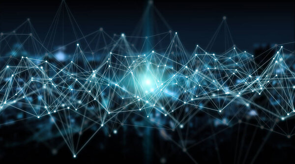 Система соединений и обмен данными 3D рендеринг
