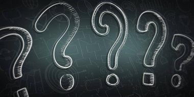 elle çizilmiş soru işaretleri kroki 