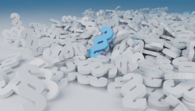 yere düşen 3d render hukuk paragraf simgeler