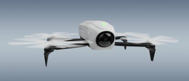 Modern dron 3d render