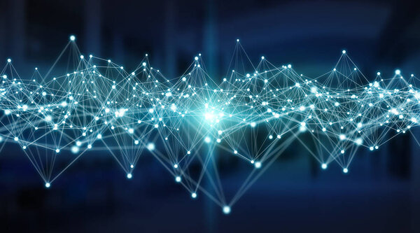 Система соединений и обмен данными 3D рендеринг
