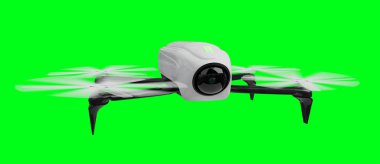 Modern dron 3d render