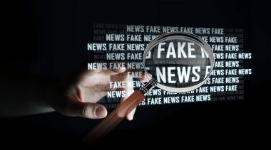 Sahte haber bilgi 3d render keşfetmek işkadını