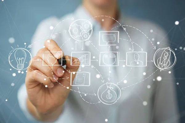 El yazması proje sunumu kalemle çizim işkadını