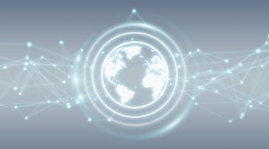 Dünya simgesi 3B oluşturmayı sistemde bağlantıları