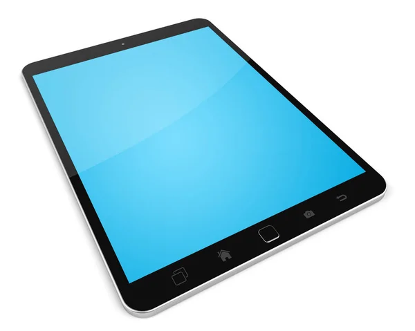 Modern digitális tapintható tabletta 3d-leképezés — Stock Fotó