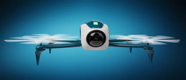 Nowoczesne drone renderowania 3d — Zdjęcie stockowe
